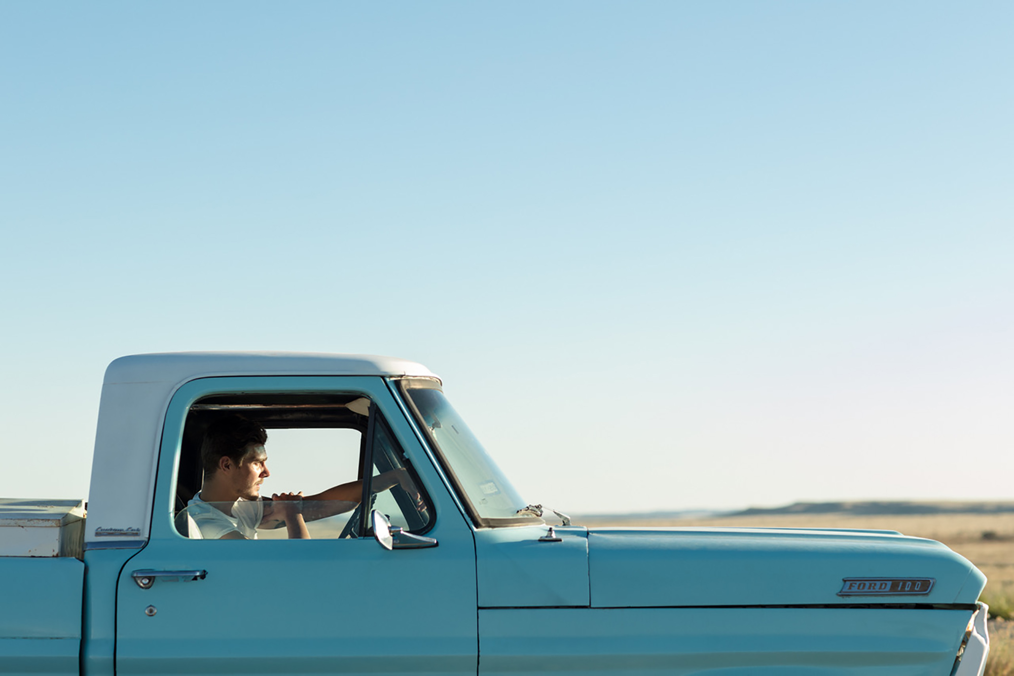 Matt in the Blue Truck