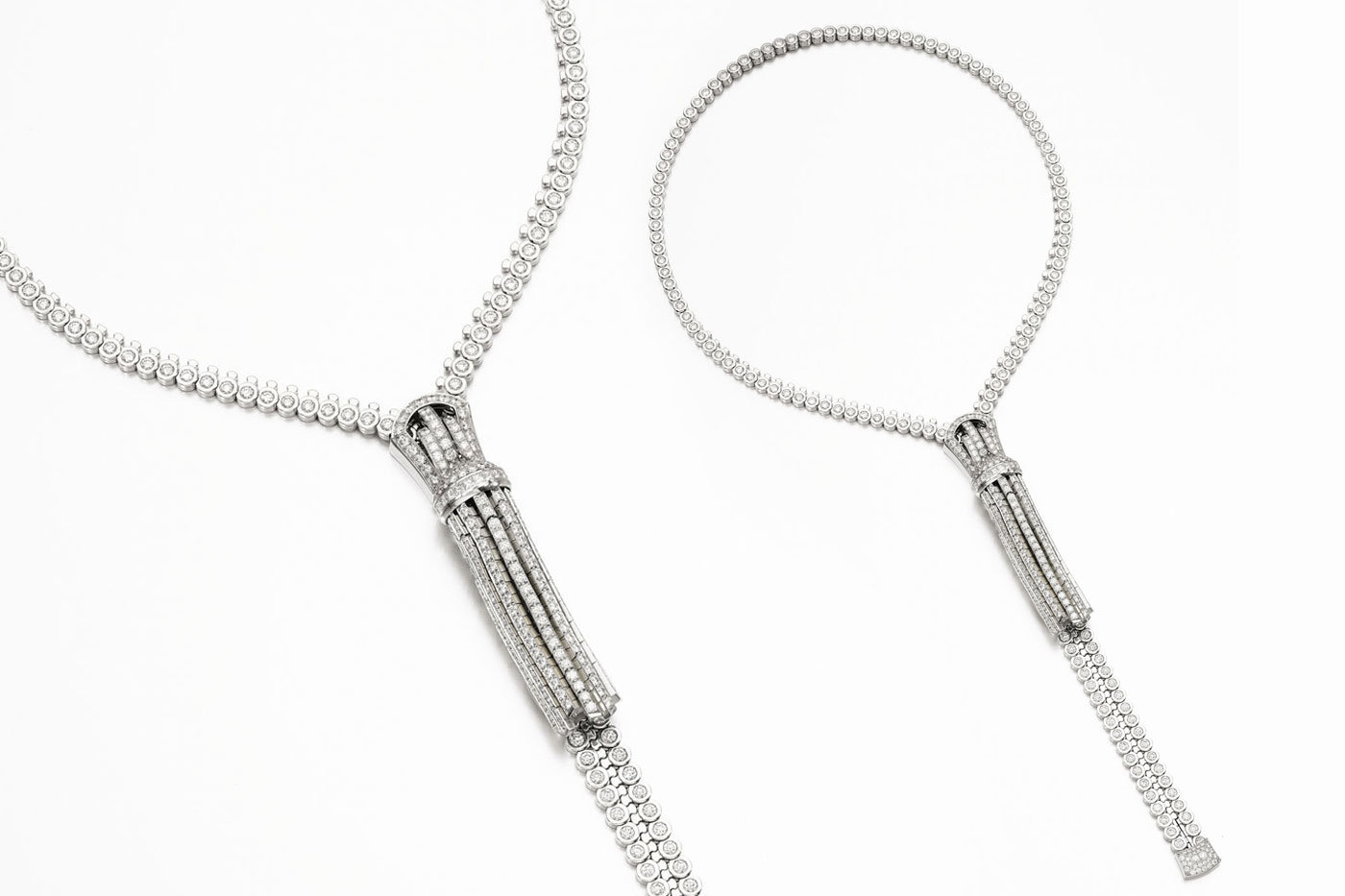 Van Cleef & Arpels diamond Zip necklace