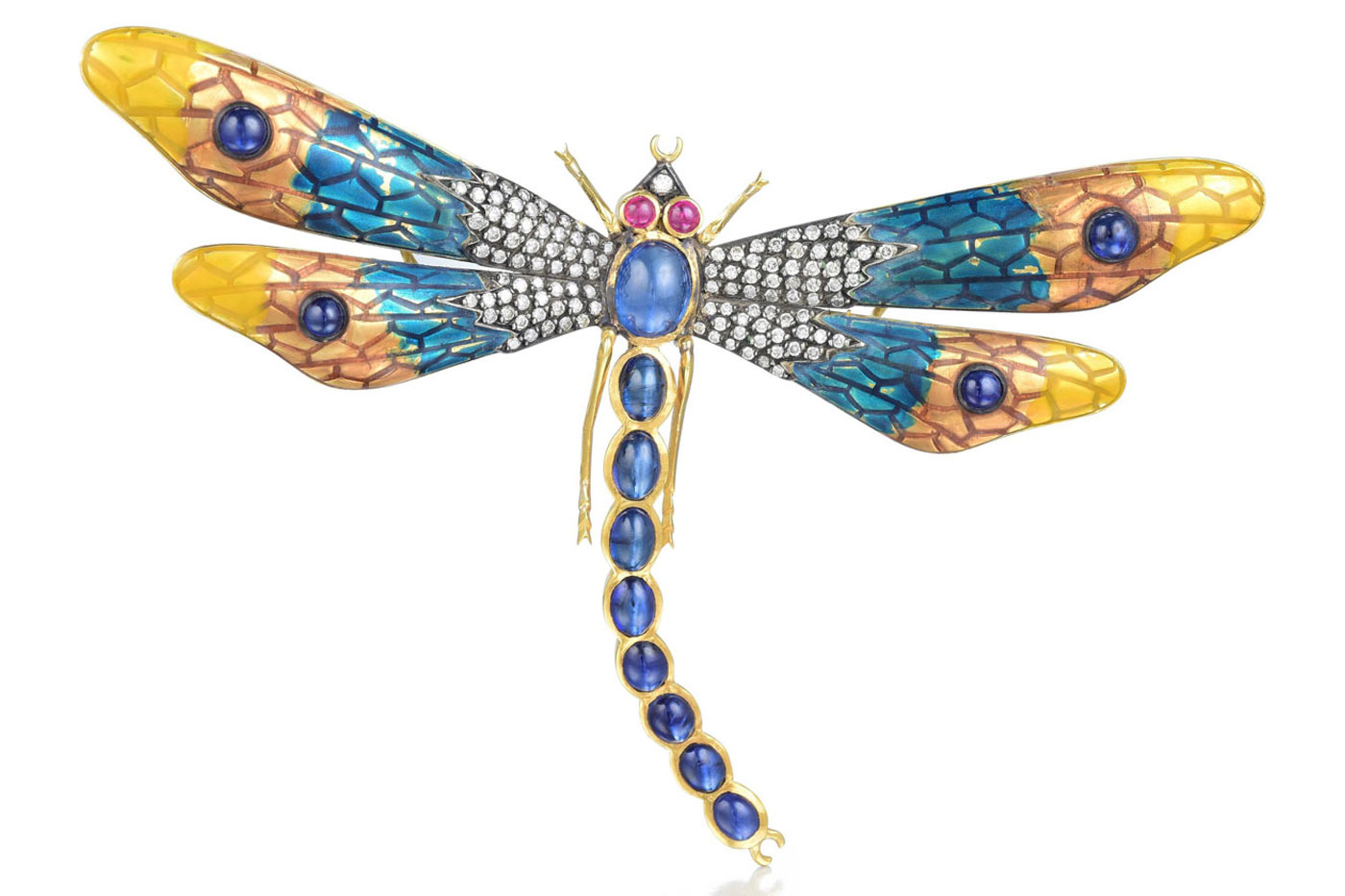 Dragonfly brooch