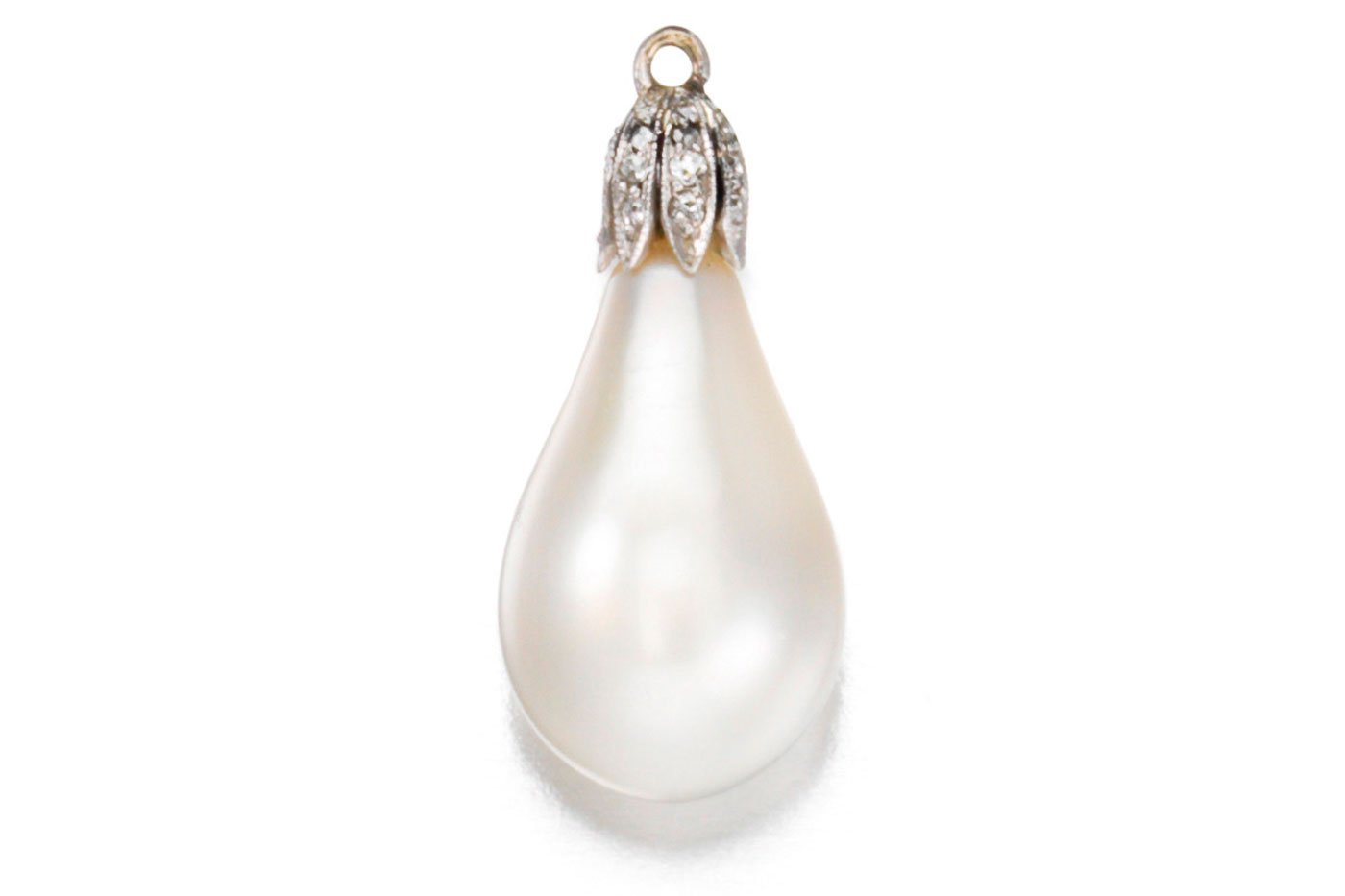 Natural pearl drop pendant