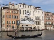 JR, Il Gesto, A contemporary reinterpretation of The Wedding at Cana, created for Palazzo Ca’ da Mosto, The Venice Venice Hotel. Courtesy JR Studio, Fondazione Bonotto, and The Venice Venice Hotel.