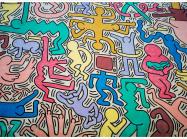 Keith Haring, Tuttomondo (detail), 1989, Pisa, Italy