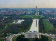 National Mall aerial view, Wikimedia Commons