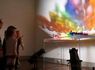 A Rainbow Like You installed in the exhibition Katherine Gray: (Being) in a Hotshop at the Toledo Museum of Art