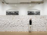 Installation view of My Mommy is Beautiful in Yoko Ono: Music of the Mind , Gropius Bau, Berlin, Germany, 2025. © Gropius Bau, photo: Luca Girardini. Artwork © Yoko Ono