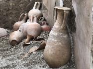Amphorae in the process of excavation in Region V 