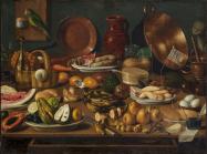Anonymous (Mexican, 19th century), Still Life, 19th century. Oil on canvas. 29 1/2 x 39 3/4 in.