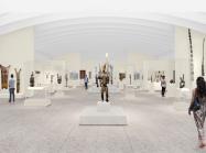 View of the Arts of Africa gallery in the Michael C. Rockefeller Wing at The Metropolitan Museum of Art in New York.