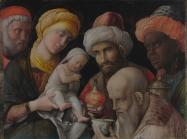 Andrea Mantegna (Italian, about 1431 - 1506), Adoration of the Magi, about 1495 - 1505. Distemper on linen. 