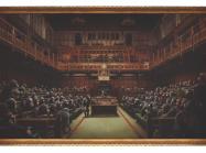 Banksy, Devolved Parliament, 2009.