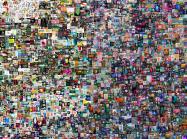 Collage of 5,000 images arranged to create a sort of gradient