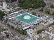 An aerial shot of the British Museum. Source.
