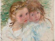 mary cassatt painting of two young girls