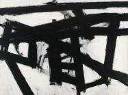 Franz Kline, Mahoning, 1956. Oil and paper on canvas, 80 3/8 × 100 1/2in. (204.2 × 255.3 cm), Whitney Museum of American Art, New York. https://whitney.org/collection/works/1997