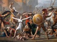 Jacques Louis David, Intervention of the Sabine Women, 1799.