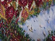 Séraphine Louis's 1928 painting "Tree of Paradise." detail