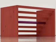 Donal Judd Sculpture at Moma, red sculpture