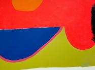 Dorothy Fratt, Untitled, 1977, Acrylic on paper mounted on canvas, 20 x 23 in