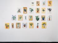 Installation view of Eligible/Illegible, an exhibition at PS122 Gallery in New York. 