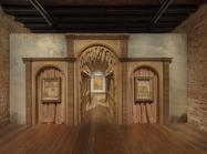 Eva Jospin, "Selva," 2024, wood, cardboard, drawings, embroideries, and various materials. 153 1/2 x 293 x 227 1/2 in. (390 x 744 x 578 cm). Courtesy of the artist. Photo by Benoît Fougeirol.