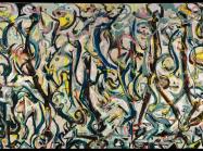 Jackson Pollock large abstract expressionist painting