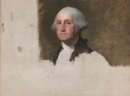 Gilbert Stuart, George Washington (The Athenaeum Portrait), April 12, 1796. Oil on canvas. 47.99 x 37 in. Collection National Portrait Gallery.