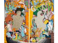 Gladys Nilsson, Dipdick...Adam and Eve after Cranach, 1971, estimated at $20,000-30,000.