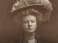 Detail of Portrait of Helen Clay Frick as Young Woman in Hat