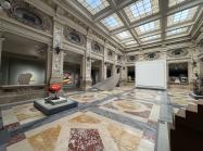 View inside the Gallerie d’Italia museum in Milan, one of four museums that showcase the collection of Intesa Sanpaolo.
