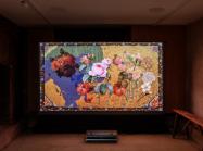 Petra Cortright, NOBLEcurve, 2025, HD digital video, music by Jacob Gryn, 11:22, photography by Jack Elliot Edwards. Courtesy of Interval and Independent.