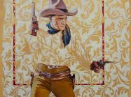 David Kammerzell, Two Gun Tom. Oil on panel.