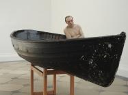 Man in a Boat, 2002. Mixed media, 75 centimeters high.