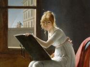 Marie-Denise Villers, Young Woman Drawing, 1801.
