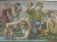 Jared French's Mealtime, Early Coal Miners mural