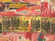 Jaune Quick-to-See Smith, I See Red: Target (detail), 1992.