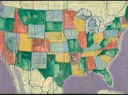 Jaune Quick-to-See Smith, Echo Map I, 2000