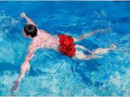 Born and raised in north central Minnesota, Samantha French’s work explores the idea of escape, the tranquility and nostalgia for the lazy summer days of her childhood. The series is inspired by French’s own reflections and memories of her childhood summers spent in the lakes of Northern Minnesota.