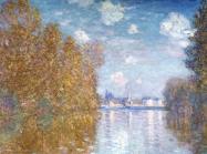 autumn effect at argenteuil by Monet