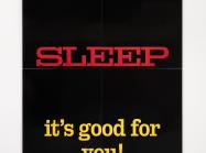 Nora Turato, sleep / it's good for you!, 2024, Vitreous enamel on steel (4 parts) 242 x 192.5 x 3 cm | 95 1/4 x 75 7/8 x 1 1/8 inches © Nora Turato