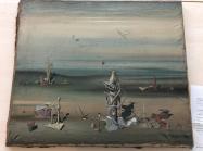 Yves Tanguy surrealist landscape painting
