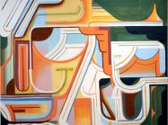 Tom Burckhardt, Three Quick Looks, 2023. Oil on linen. 70 x 59 inches