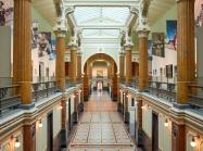 The Great Hall of the National Portrait Gallery in Washington, D.C. 