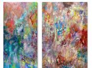 Wenhui Hao, Salt and the Silver Twilight, 2025, Oil on Linen, 59 x 69 in