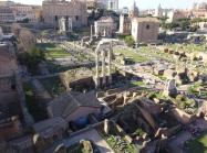 View of the Roman Forum.