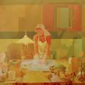 Melinda Matyas, Before the Dough rises, oil on canvas, 47 x 63 in