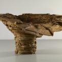 Ursula von Rydingsvard (American, b. Germany, 1942), Exploding Bowl, 2005–6, Cedar, 46 x 37 x 38 in.