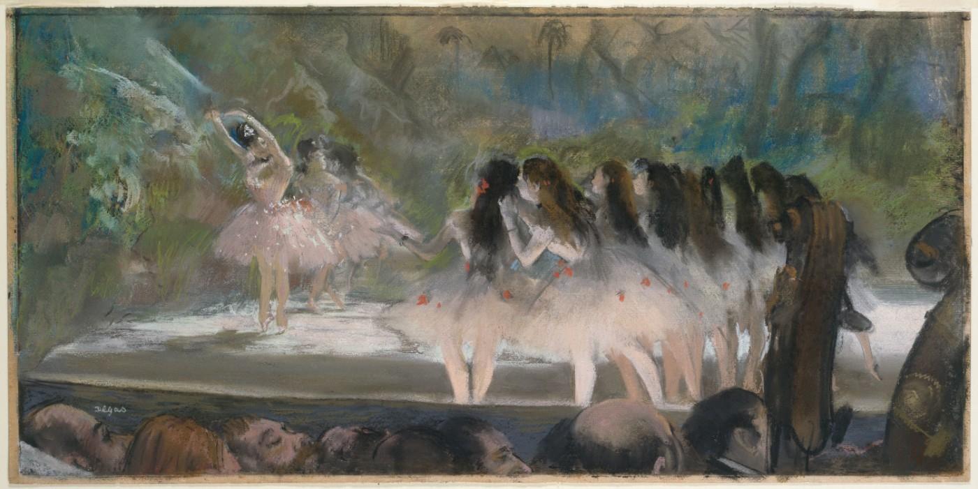 Featured image of post The French Impressionist Edgar Degas Used This Dry Drawing Medium When He Its shape is mimicked by that of the dancer at right