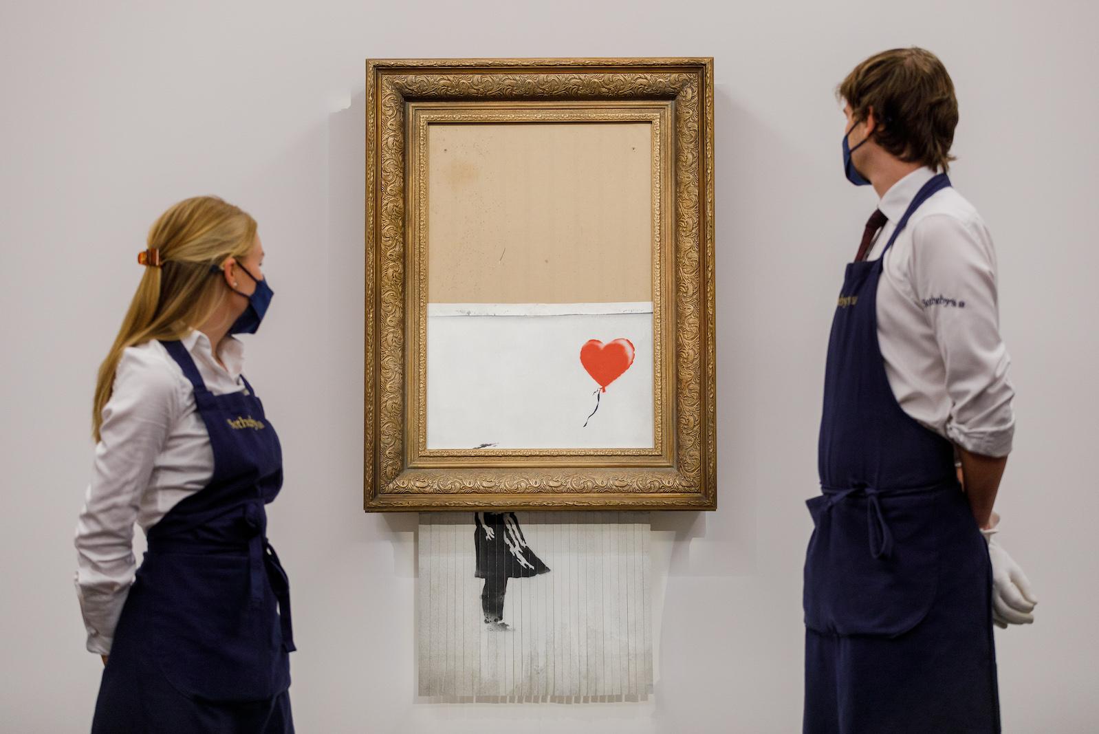Shredded Banksy Sells Again & Sets a $25.4 Million Record | Art