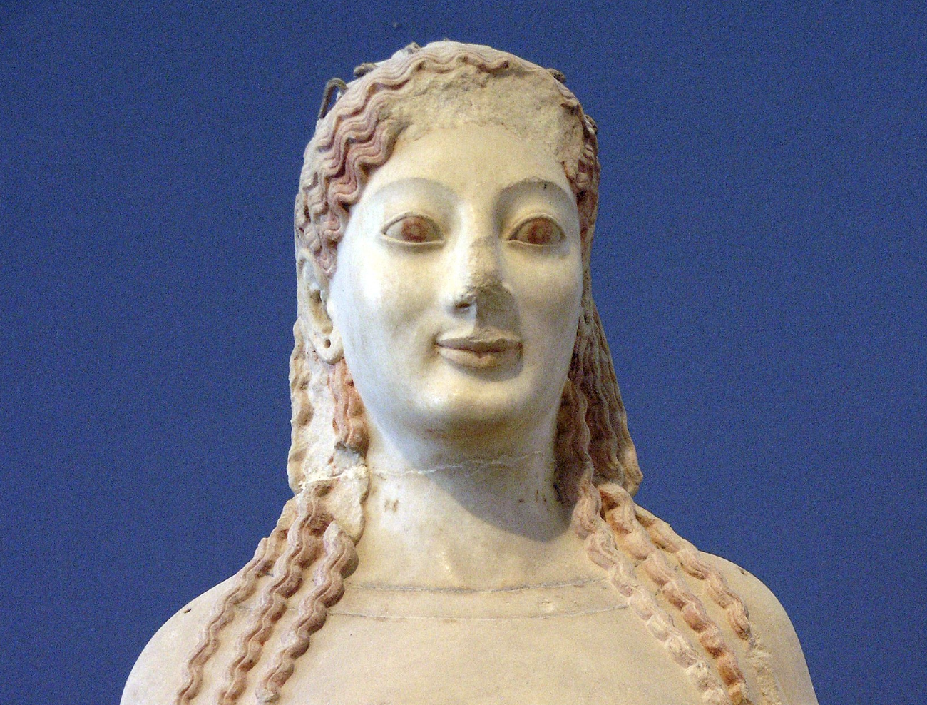 28. Peplos Kore from the Acropolis | Ancient greece 