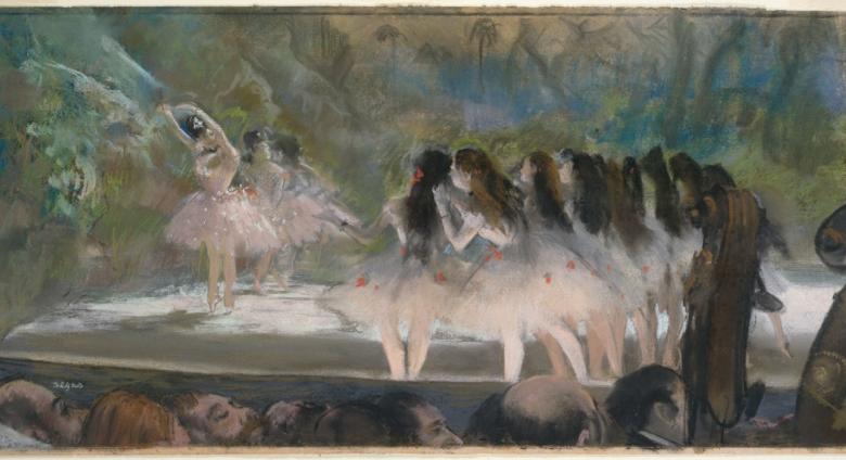 Edgar Degas, Ballet at the Paris Opéra, 1877